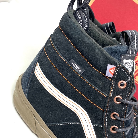 VANS Sk8-Hi MTE-2 Shoes High Top Black Khaki Suede Women’s Boots VN0A5KYCZF5 - Picture 4 of 9